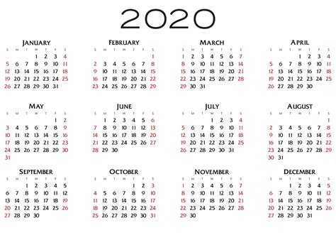 calindar|kalender 2020.